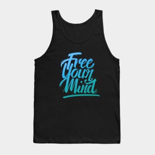 Free Your Mind Lettering Tank Top